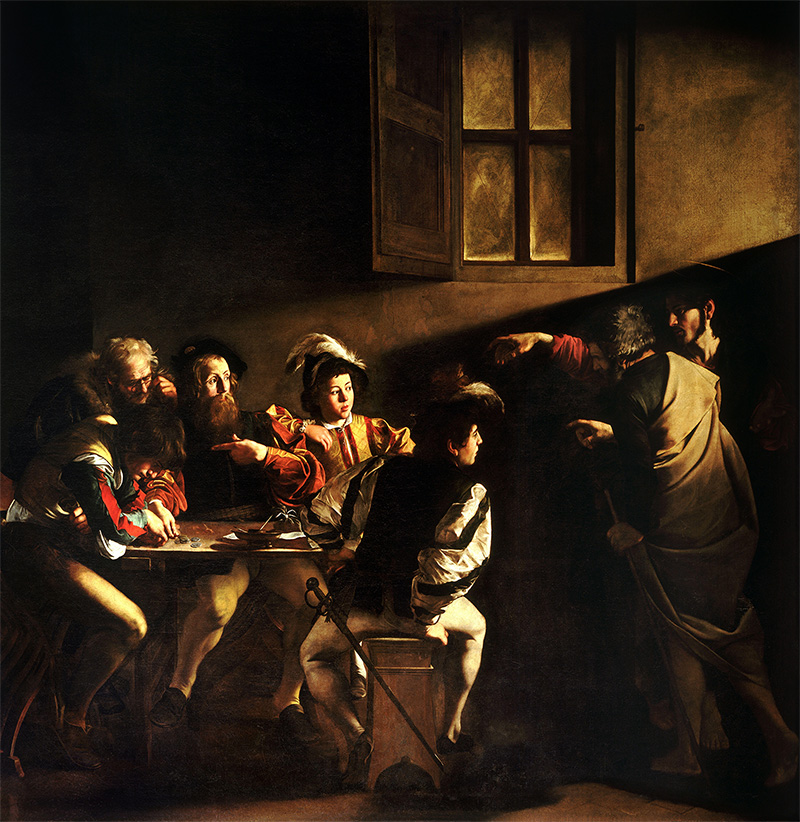 Caravaggio, The Calling of St Matthew
