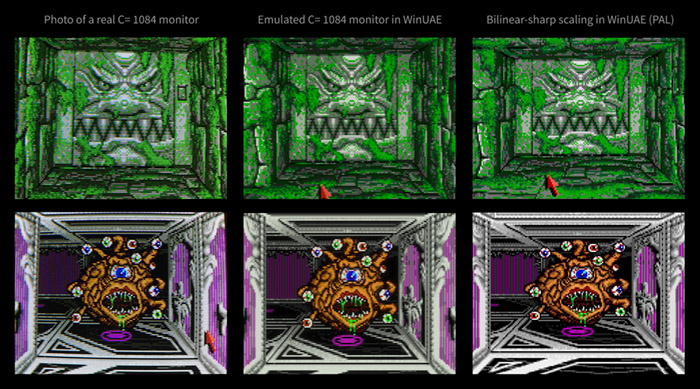 Eye of the Beholder, real CRT vs shader comparison