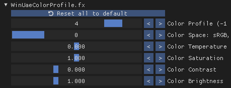 WinUaeColorProfile filter settings