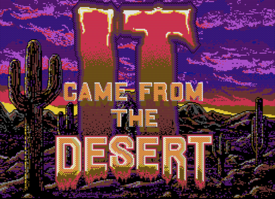It Came From the Desert (DOS, EGA) - Title screen